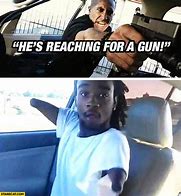 Image result for Gun Arm Man Meme