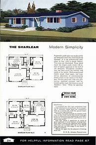 Image result for 1960s House Plans