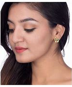 Image result for Gold Plated Stud Earrings