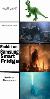 Image result for Samsung Fridge Gaming Meme