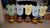 Image result for Winnie the Pooh Baby Shower Table Decorations