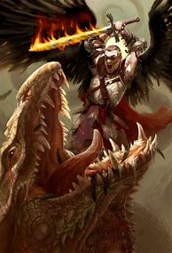 Image result for Archangel Michael Slaying Dragon