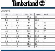 Image result for Timberland Size Chart
