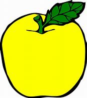 Image result for Yellow Apple Cartoon Png