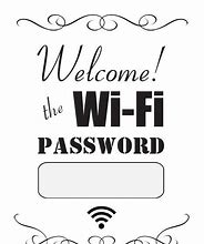 Image result for Dollar Tree Wi-Fi Password Sign