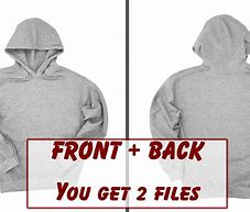 Image result for Hoodie Mockup Front and Back