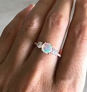 Image result for Opal Silver Engagement Rings