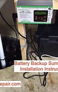 Image result for Installing Battery Backup Sump Pump