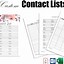 Image result for Phone Number List Template Printable