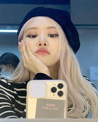 Image result for Black Pink Rose Holding iPhone