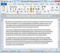 Image result for Word Sample Text