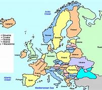 Image result for Map of Europe Countries Kids