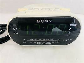 Image result for Sony Clock Radio White
