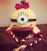 Image result for Minion Girl Crochet Hat Pattern Free