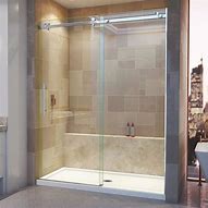 Image result for Sliding Door Frameless Glass Shower Enclosure
