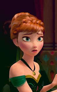 Image result for Disney's Frozen Anna Hair