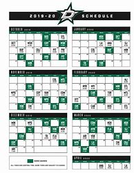 Image result for Dallas Stars Schedule Printable