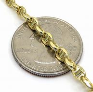 Image result for Hollow 10K Gold Mariner Chain