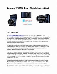 Image result for Samsung Digital Camera WB250F