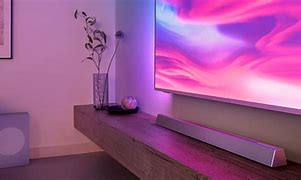 Image result for TV and Sound Bar Setup