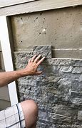 Image result for Faux Stone Installation