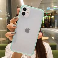 Image result for Green iPhone 12 with Clear MagSafe Case