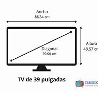 Image result for TV 39 Pollici Dimensioni