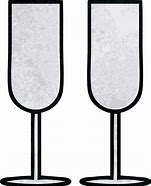 Image result for Cartoon Champagne Flutes