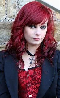 Image result for Gothic Girl with Red Hair