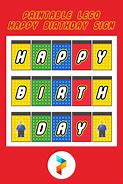 Image result for LEGO Birthday Sign