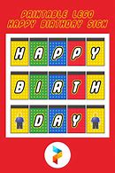 Image result for LEGO Number 5 Birthday Sign