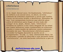 Image result for chirivisco
