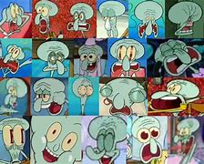 Image result for Squidward Funny Face