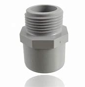 Image result for Double Threaded Male PVC Adapter