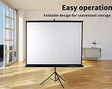 Image result for Retractable Projector Screen with Stand