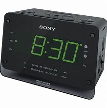 Image result for Battery Operated Clock Radio Sony