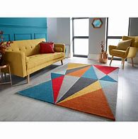 Image result for Colorful Geometric Rugs