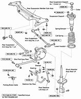 Image result for 2016 Toyota Camry Hybrid Rear Suspension Diagram