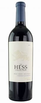 Image result for The Hess Collection Cabernet Sauvignon mount Veeder