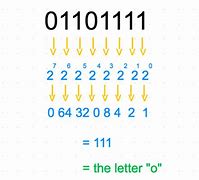 Image result for How to Read Binary Code