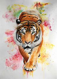 Image result for Watercolor Animal Art