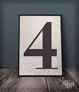 Image result for Large Number 4 Wall Decor