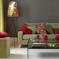 Image result for Red and Green Living Room