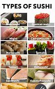 Image result for Types of Sushi Rolls Names