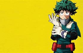 Image result for My Hero Academia Green Hair