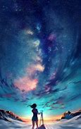 Image result for Anime Milky Way Background
