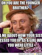 Image result for Funny Memes Siblings Day