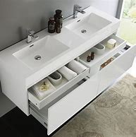 Image result for Vanity with Integrated Sink