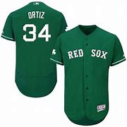 Image result for Green Red Sox Jersey