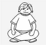 Image result for Black and White Clip Art Kids Sitting